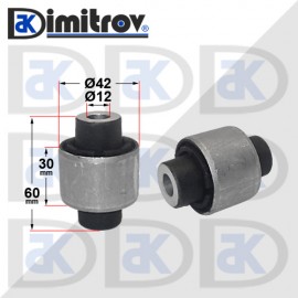 Тампон Ø 12 х Ø 42 х 60/30 mm
